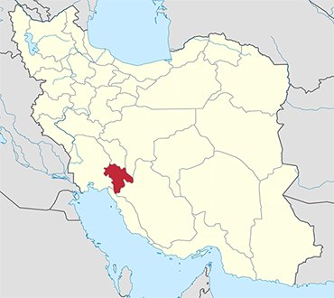 مکان استان کهگیلویه و بویراحمد روی نقشه