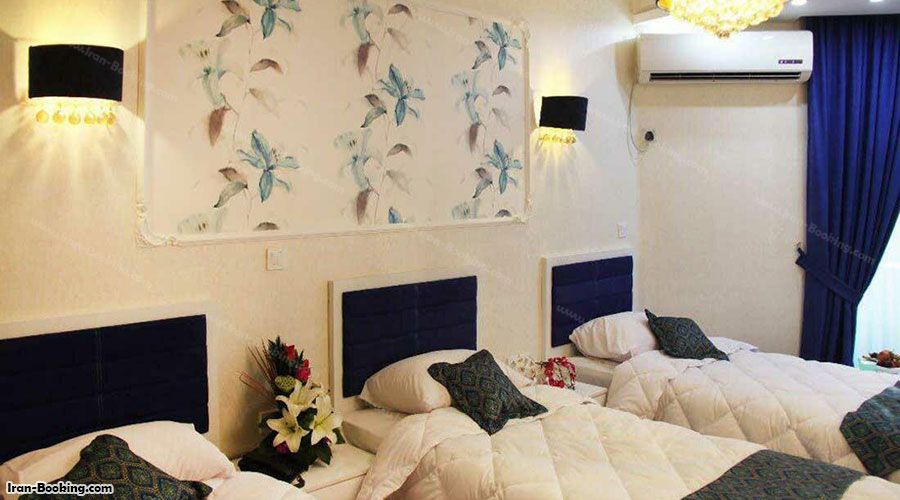 اتاق سه تخته هتل آپارتمان آرامش اهواز
