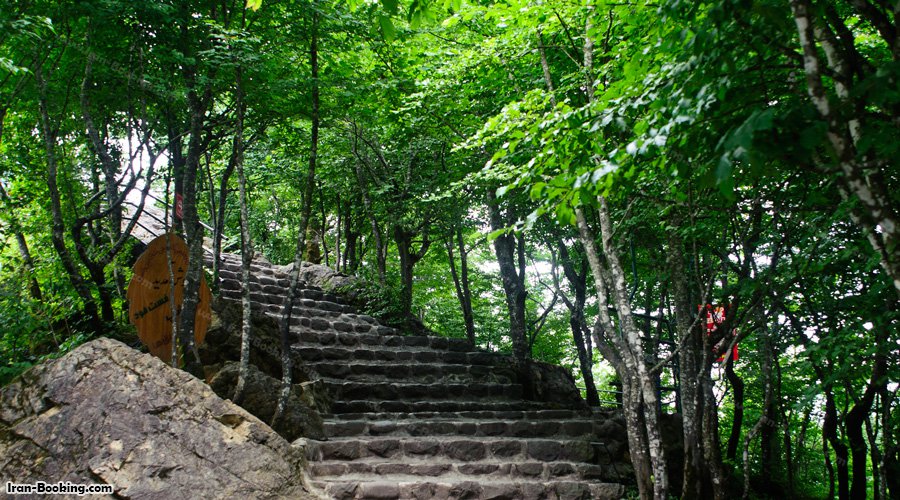 محوطه هتل بام سبز رامسر