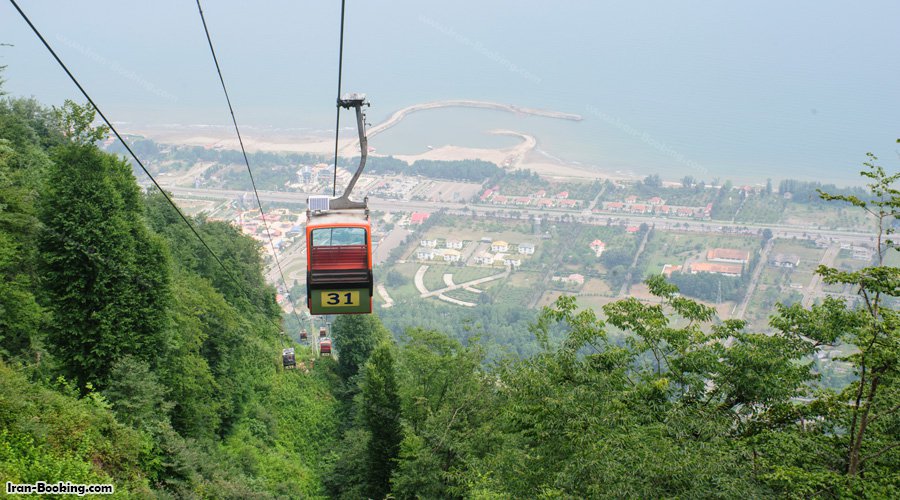 عکس تلکابین هتل بام سبز رامسر