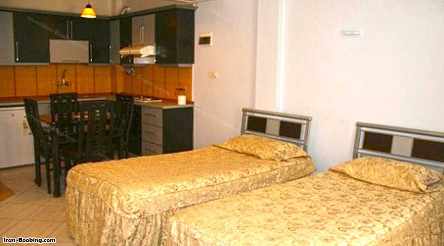 تخت دودنفره سوئیت هتل دامون شهرکرد