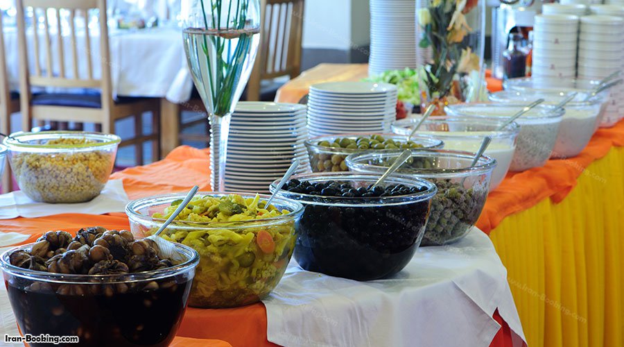 بوفه رستوران هتل اسپیناس آستارا
