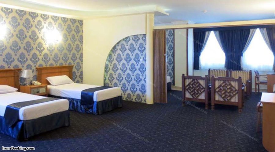 اتاق توئین هتل جم مشهد