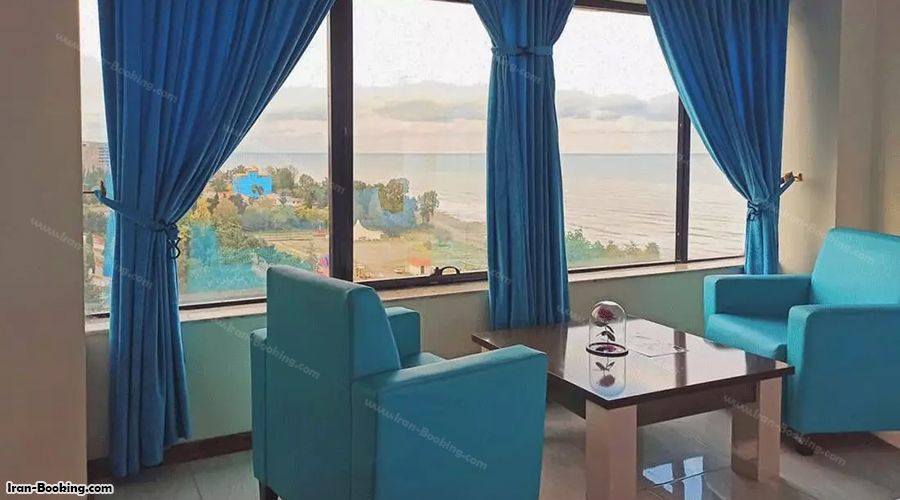 نمای اتاق به دریا هتل لیدو رامسر