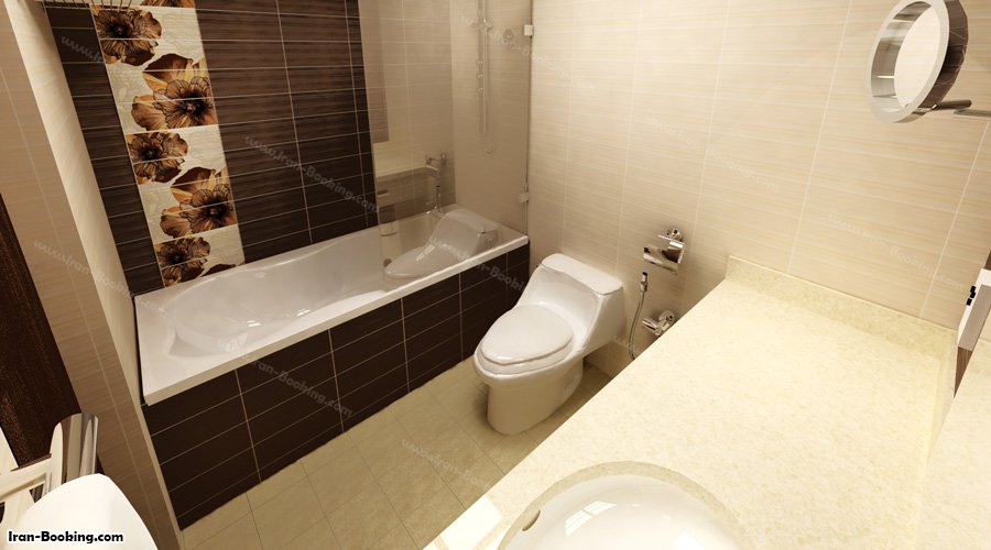 سرویس بهداشتی اتاق هتل پارسیان کرمانشاه