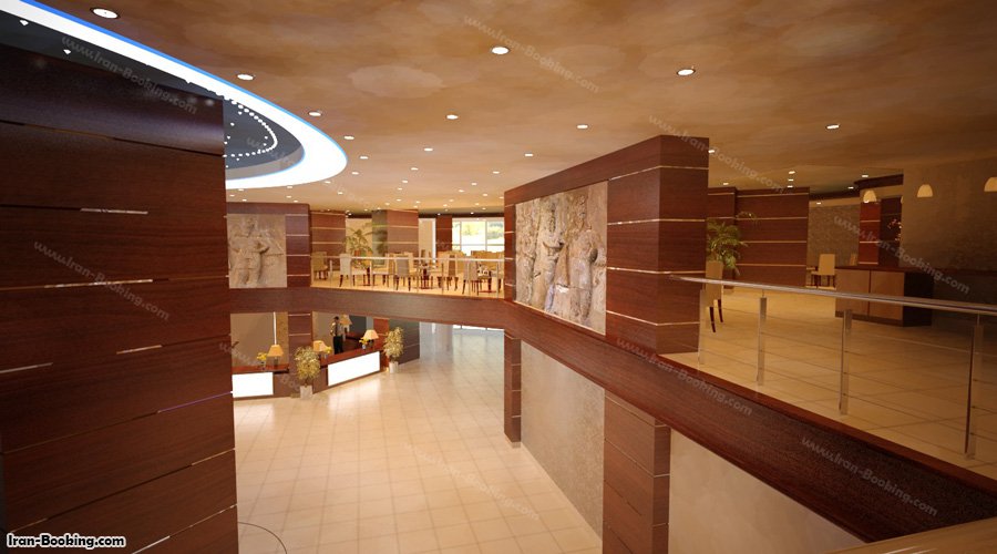 راهرو طبقه دوم هتل پارسیان کرمانشاه