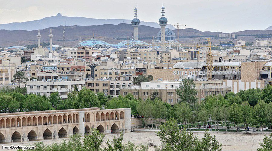 نمای هتل پارسیان سوئیت اصفهان