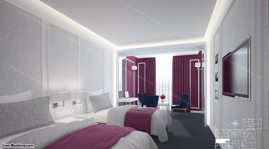 اتاق دوتخته هتل پرشین پلازا تهران