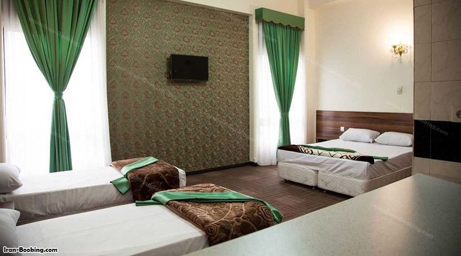 اتاق چهارتخته هتل رضویه مشهد