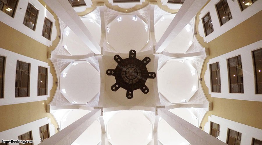 معماری سقف هتل صفائیه یزد