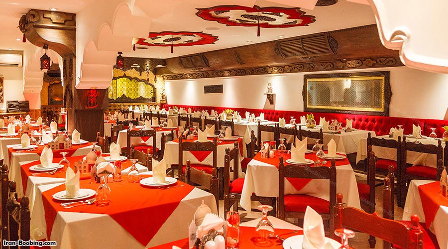 میز رستوران هتل تاج محل تهران