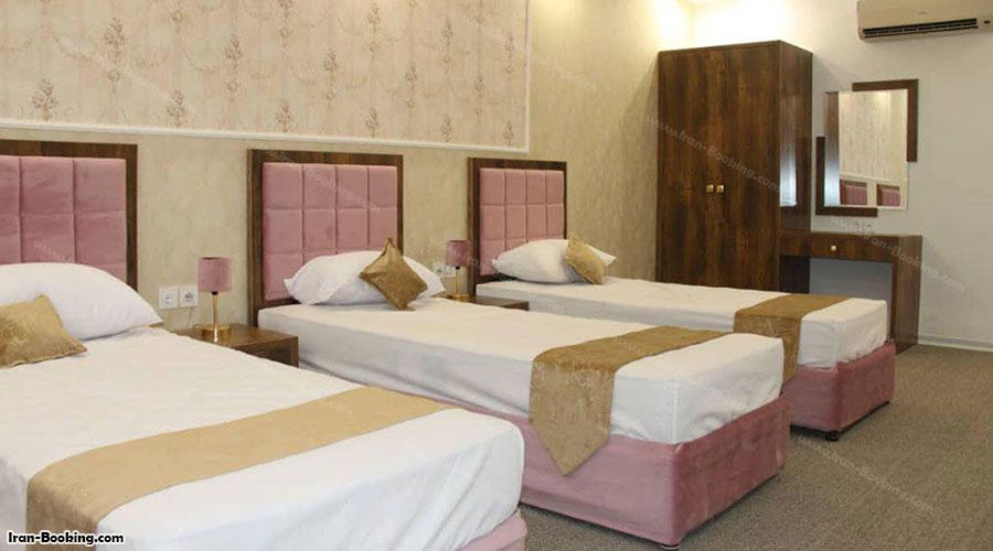 اتاق سه تخته هتل تختی اهواز