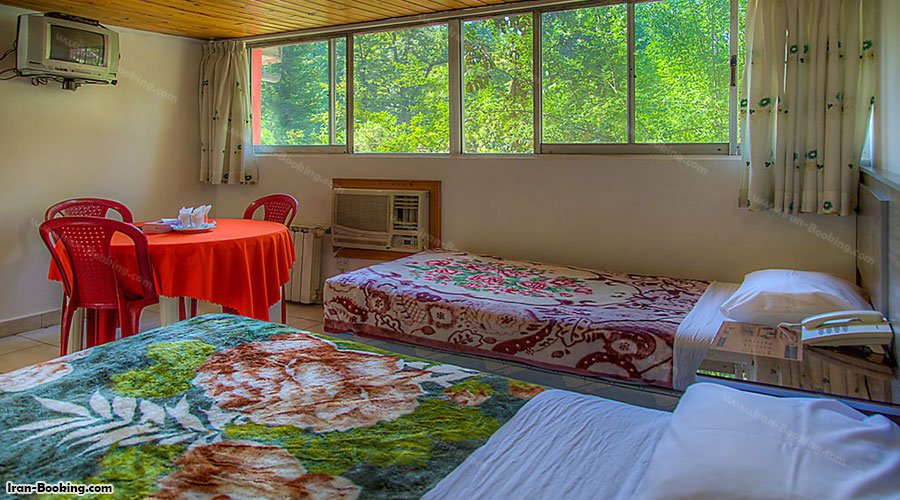 نمای داخلی اتاق هتل جهانگردی چالوس