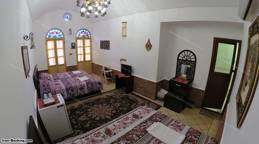 اتاق دوتخته هتل فانوس ویونا کاشان